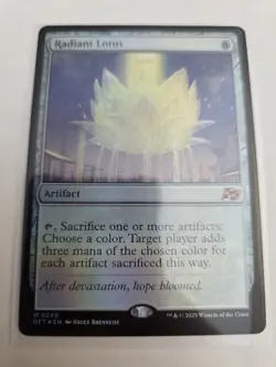 mtg,Radiant Lotus-Aetherdrift Foil NM - Image 1