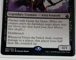 Wizards Virtus the Veiled Regular BBD Rare Legendary 007/254 EN 2018 - Image 4