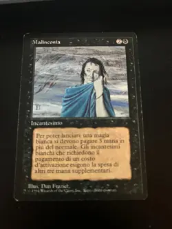MTG GLOOM EXC MALINCONIA FBB 1 EDIZIONE MAGIC BLACK BORDER VINTAGE - Image 1