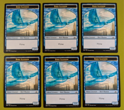 6 Bird Illusion Token Guilds of Ravnica Magic the Gathering MTG 6 - Image 1