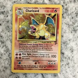 Charizard 4/130 Holo Rare Base Set 2 Pokemon Card - Image 1