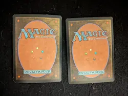2x MTG Forest (348) Onslaught Foil - Light Play - Actual Photos - Image 2