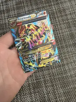 Pokemon Groudon EX Full Art Holo Ultra Rare Card XY Primal Clash 151/160 - Image 3