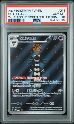 2025 POKEMON SVP EN-SV BLACK STAR PROMO #211 GOTHITELLE PSA 10 - Image 1