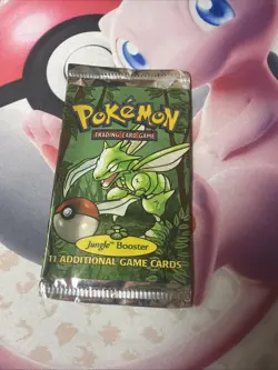 Pokemon Jungle Unlimited EMPTY Booster Pack Art Display Vintage Rare - 5 - Image 1