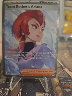 Pokemon: Team Rockets Ariana 237/182 SIR Special Illustration Destined Rivals NM - Image 3