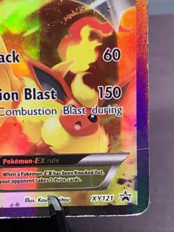 Pokemon TCG Charizard EX XY121 Full Art Black Star Promo Holo Rare 2016 - Image 4