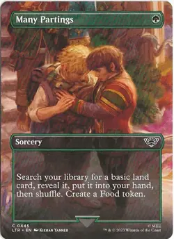 Many Partings 445 Common MTG Lord of the Rings Middle Earth NM/M - Image 1