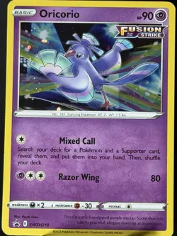 SWIRL🌀 Oricorio SWSH210 Cosmos Holo Promo Pokemon TCG LP - Image 5