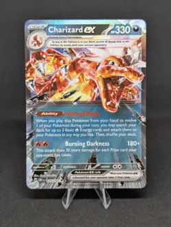 Pokemon TCG - Obsidian Flames - Charizard ex - 125/197 - Image 1