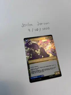 Norman Osborn (Borderless) MTG Marvel's Spider-Man Foil - 220 - IN HAND - Image 2
