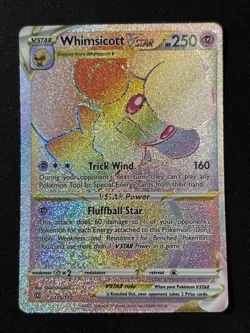2021 Pokemon SWSH Brilliant Stars 175/172 Whimsicott Vstar - Image 1
