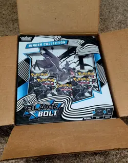 Pokemon TCG Scarlet & Violet Black Bolt Binder Collection - Case Fresh - Sealed - Image 2