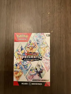 Pokemon TCG Prismatic Evolutions Booster Bundle 6 Packs English Factory Sealed - Image 1