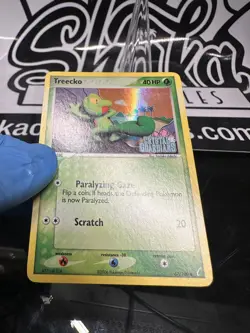 Treecko [Reverse Holo] #67 Pokemon Crystal Guardians LP+ - Image 2