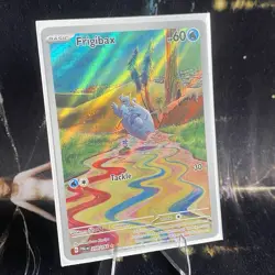 Pokemon Frigibax Foil NM Pack Fresh 208/193 Paldea Evolved Illustration Rare - Image 3