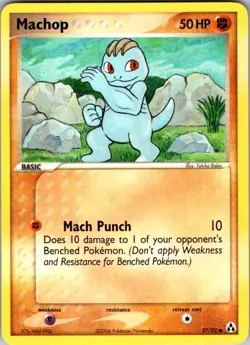 Machop 57/92 Legend Maker Pokemon Near Mint - Image 1