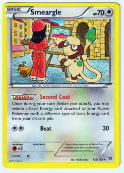 Smeargle Rare XY - BREAKthrough 123/162 MP Pokemon TCG - Image 1