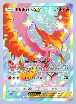 Pokemon TCG Pocket Shiny Moltres EX - Image 1