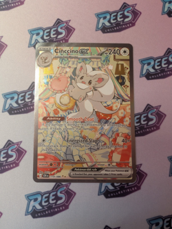 Cinccino EX 119/086 Crimson Invasion Full Art Holo Pokemon TCG - Image 1