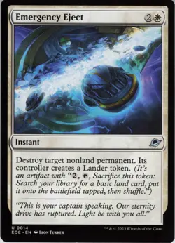 x4 Emergency Eject U Edge of Eternities 14 NM MTG - Image 1