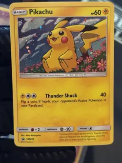 Pokemon Pikachu Basic Holo SM206 2019 English TCG Lot - Image 1