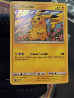 Pokemon Pikachu Basic Holo SM206 2019 English TCG Lot - Image 3