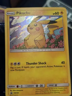 Pokemon Pikachu Basic Holo SM206 2019 English TCG Lot - Image 4