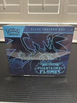 Phantasmal Flames Elite Trainer Box ETB Pokemon TCG - Mega Evolution NEW SEALED - Image 1