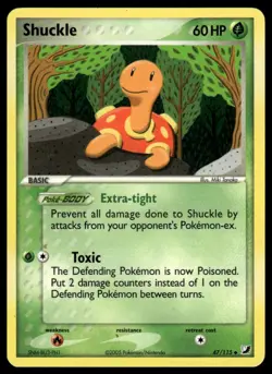 Shuckle 47/115 Uncommon Unseen Forces Pokemon Lightly Played - Image 1