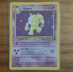 Wizards of the Coast Pokemon TCG Hypno 8/62 Fossil Holo Rare 1999 EN - Image 1
