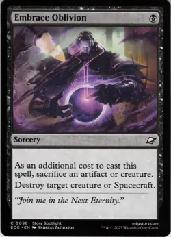 x4 Embrace Oblivion C Edge of Eternities 98 NM MTG - Image 1