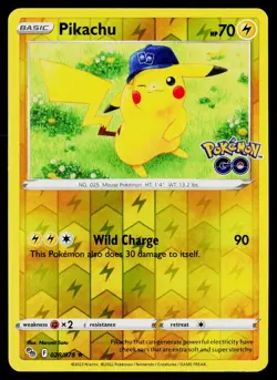 Pokemon GO #028/078 Pikachu (28) Reverse Holo - Image 1