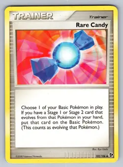 Rare Candy 102/106 Uncommon Great Encounters Pokemon Heavily Played - Image 1