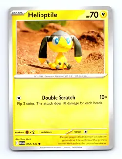 Helioptile 052/132 Common Mega Evolution Pokemon Near Mint - Image 1