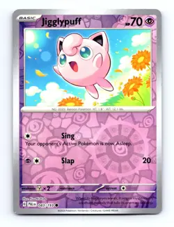Jigglypuff 083/193 Common Paldea Evolved Pokemon Reverse Holo Near Mint - Image 1