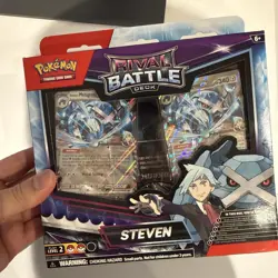 Steven’s rival battle deck Pokemon TCG - no promo opened - Image 4