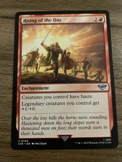 MTG Rising Of The Day 145 Lord Of The Rings LOTR x1 NM Uncommon - Image 1