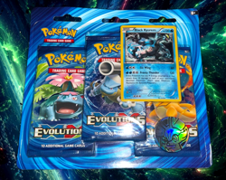 Pokemon 2016 XY Evolutions 3 Pack Blister Black Kyurem Sealed Case Fresh - Image 1