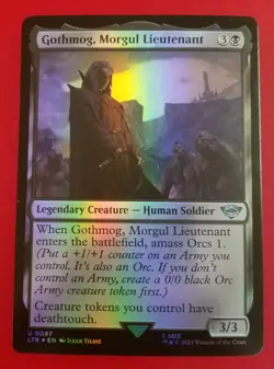 1x Gothmog, Morgul Lieutenant (0087) | FOIL | LTR: Tales of Middle-Earth | MTG - Image 1