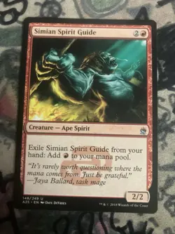MTG Simian Spirit Guide Masters 25 148/249 Regular Common Magic The Gathering - Image 1