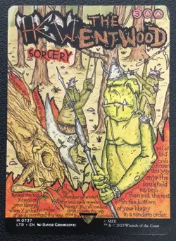 MTG UB: LOTR: Tales of Middle-earth #737 Hew the Entwood Borderless Poster NM - Image 1