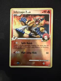 Infernape 43/111 Rising Rivals Reverse Holo Pokemon Card TCG - Image 1