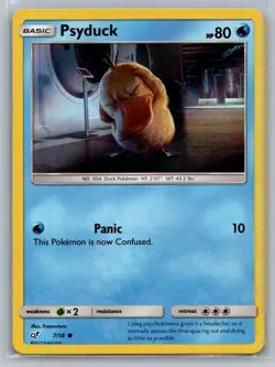 Psyduck (Holo Common) Detective Pikachu #7/18 Pokemon Card - Image 1