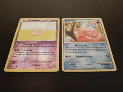 Slowpoke Reverse Holo & Flegmon Pikachu Cameo Non Holo Pokemon Karten Sammlung - Image 3