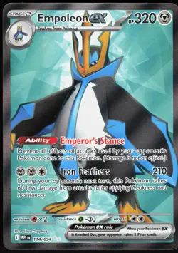 Empoleon ex 114 Phantasmal Flames - Holo Pokemon NM/M (Ultra Rare) - Image 1