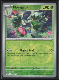 Pokemon TCG Journey Together 017/159 - Floragato - Reverse Holo NM - Image 1