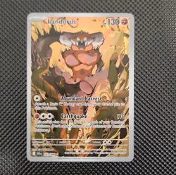 Pokemon TCG Landorus SV: Black Bolt 131/086 IR Full Art Holo EN - Image 1