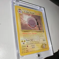 Pokemon Lt. Surge's Electrode 52/132 Gym Challenge Uncommon Unlimited 70 HP - Image 2