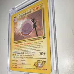 Pokemon Lt. Surge's Electrode 52/132 Gym Challenge Uncommon Unlimited 70 HP - Image 3